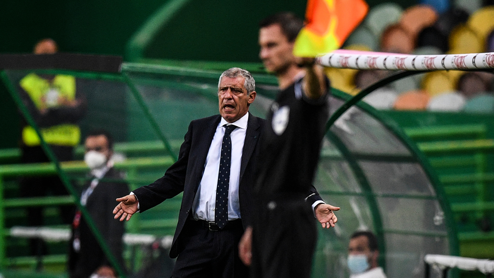 Fernando Santos watches on as his side beat Israel
