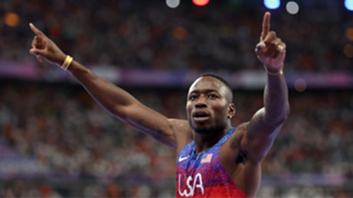 Holloway claims gold in 110m hurdles at Paris Olympics
