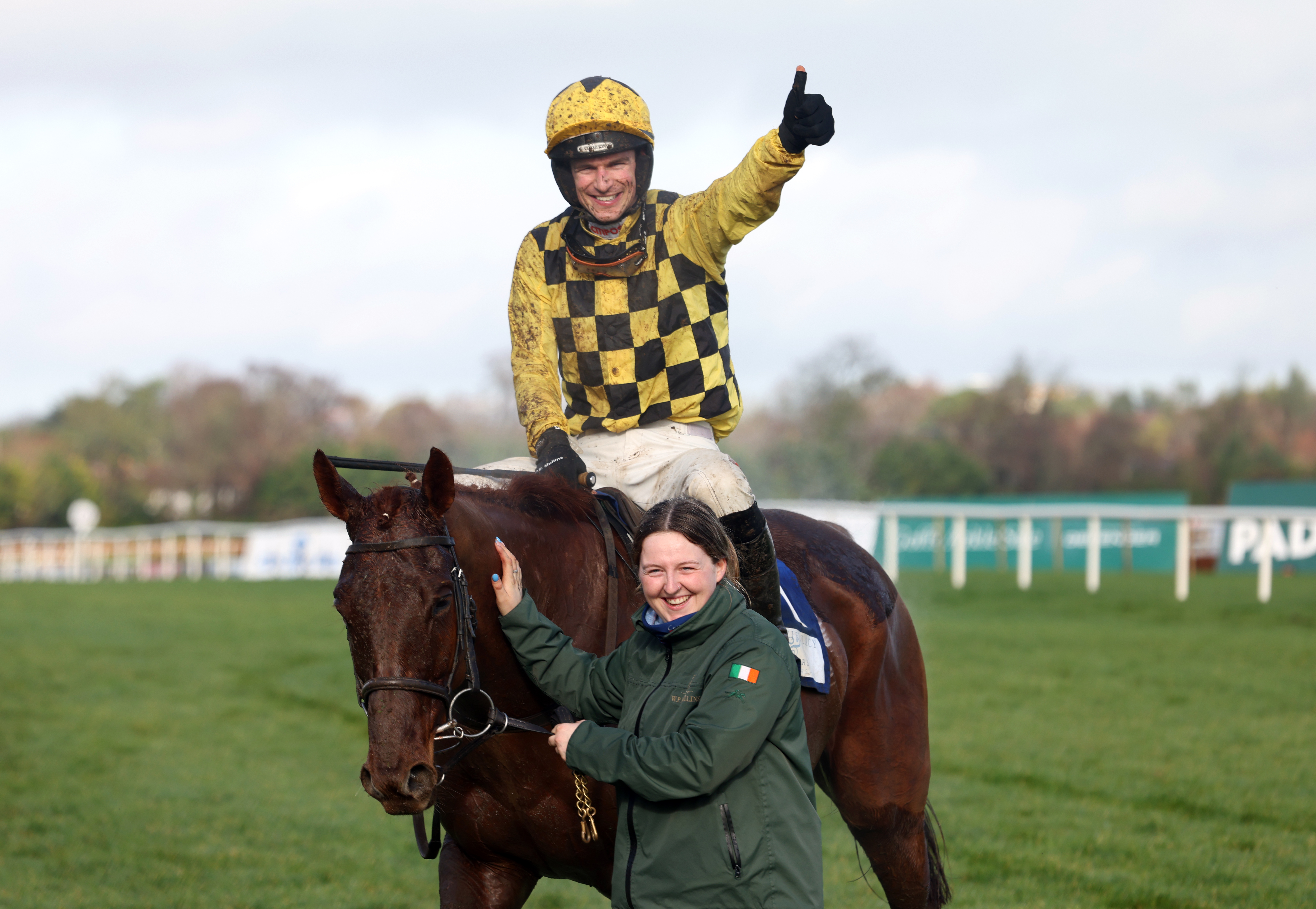 Danny Mullins celebrates winning the opener
