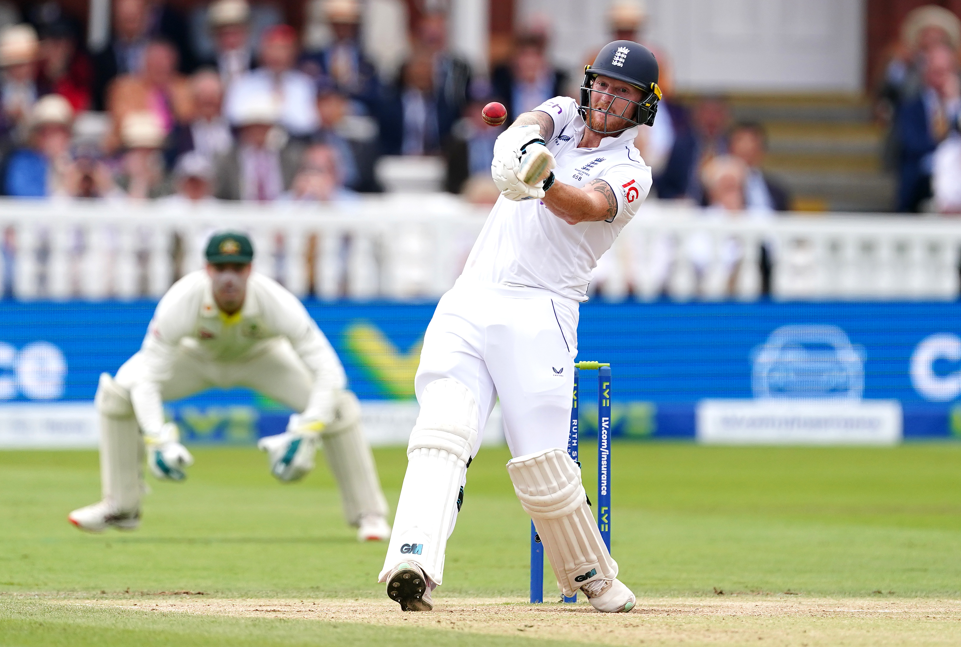 Ben Stokes reacted to the Bairstow wicket with a six-laden century at Lord's.