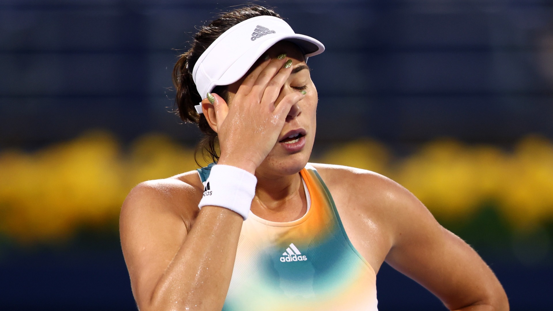 Garbine Muguruza's poor form continued at the Lyon Open