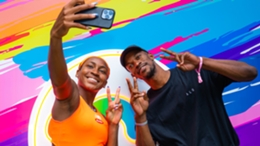 Coco Gauff and Jimmy Butler met up at the Miami Open