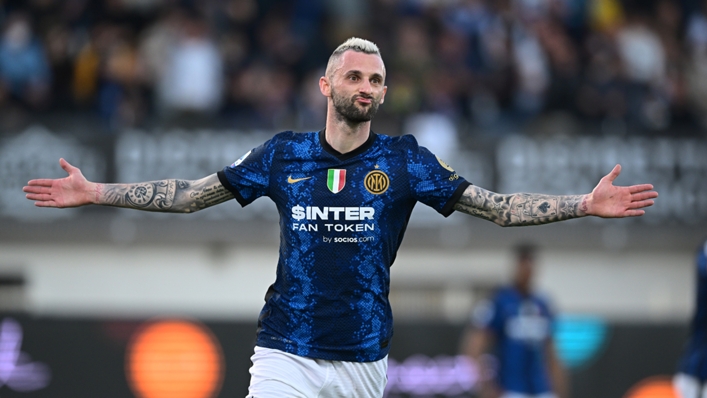 Brozovic scored Inter's first against Spezia