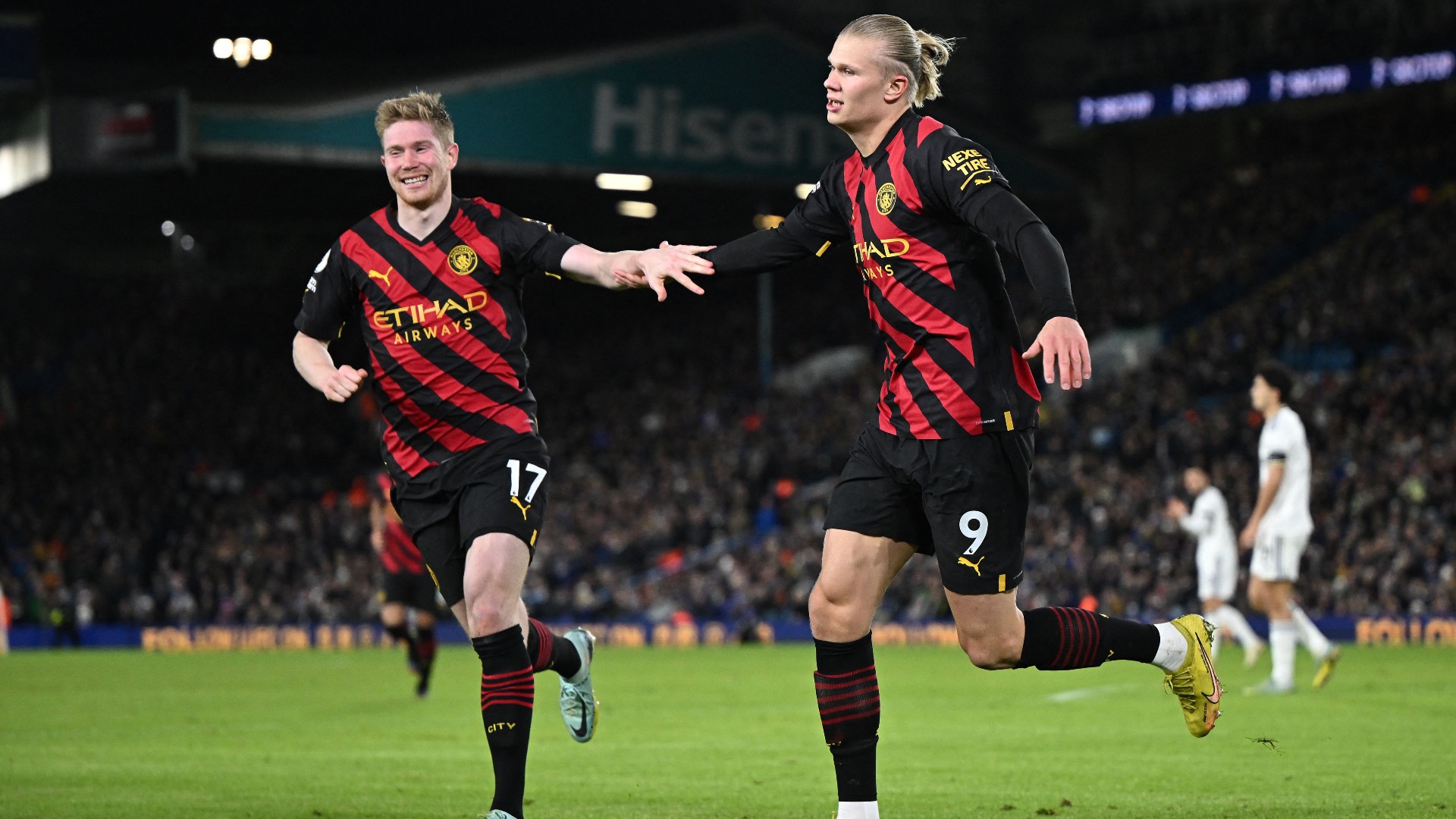 Leeds United 1-3 Manchester City: Haaland scores homecoming brace as champions go second
