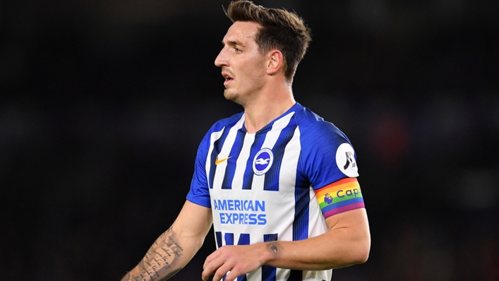 Skipper Lewis Dunk will hope Brighton can prolong their stay in the Premier League