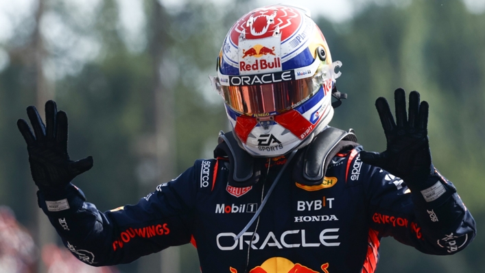 Max Verstappen has now won a record ten successive races