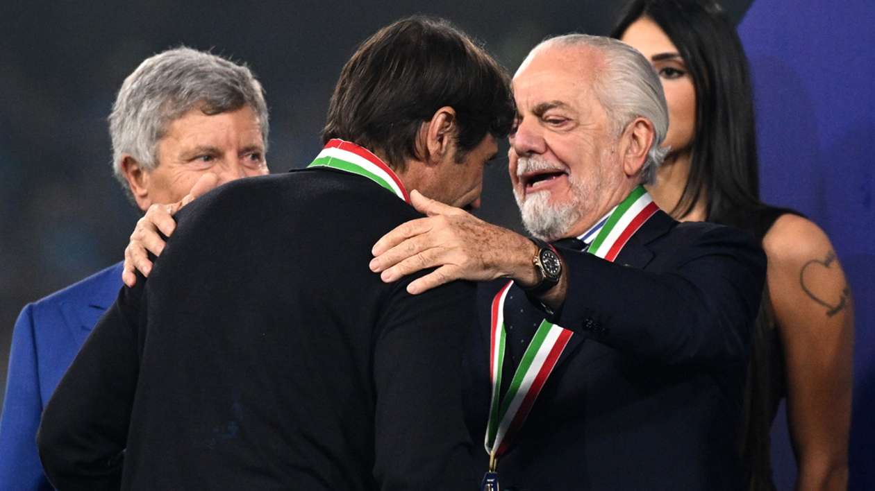Napoli president De Laurentiis rubbishes Conte speculation