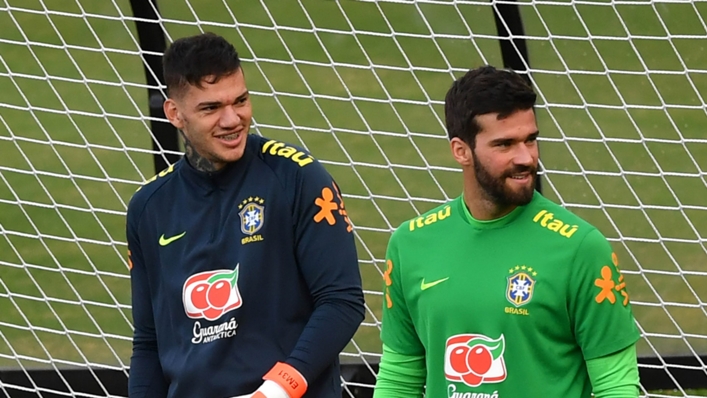 Ederson and fellow Brazil goalkeeper Alisson were locked on 20 clean sheets last term