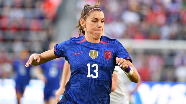 Alex Morgan will hope to feature at her fourth Women's World Cup finals