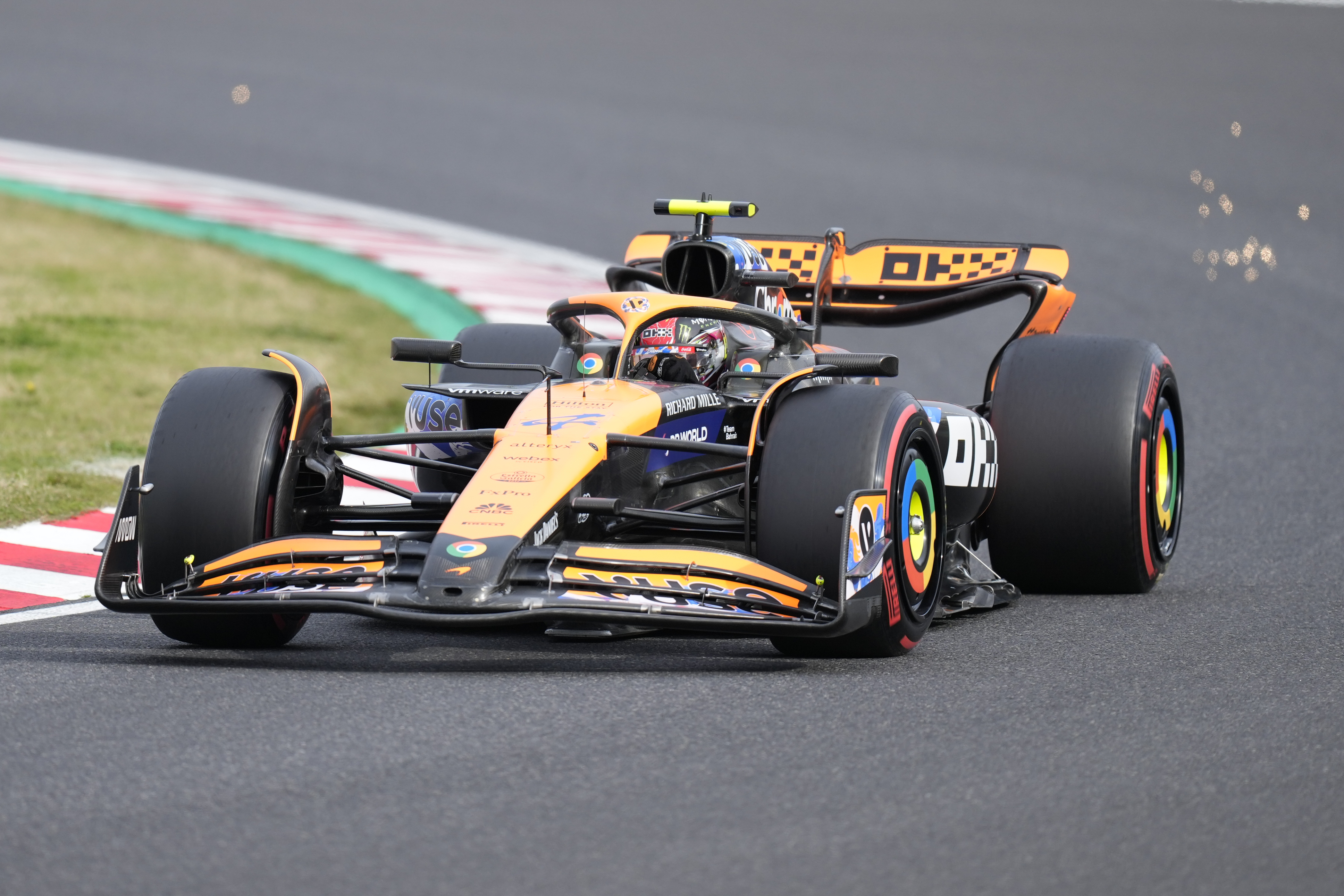 Norris qualified third for Sunday's Japanese Grand Prix