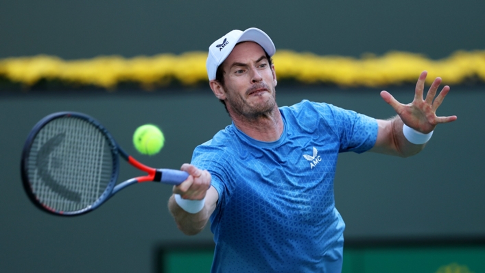 Andy Murray cut a frustrated figure