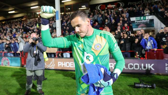 Ward's penalty heroics send Leicester through in EFL Cup