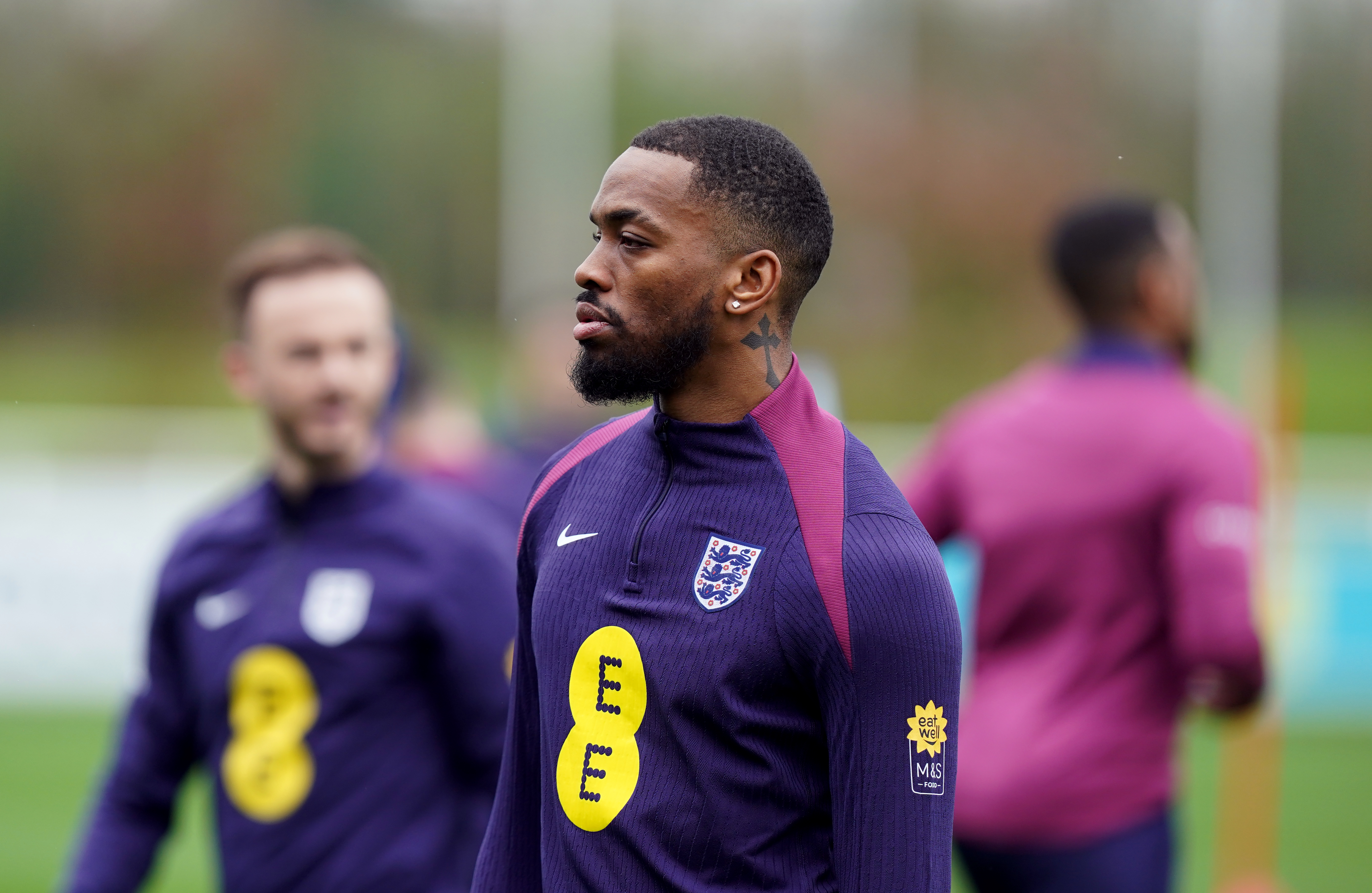 Ivan Toney during England training