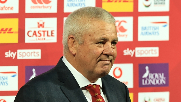 Warren Gatland was disappointed with the Lions' second-half display