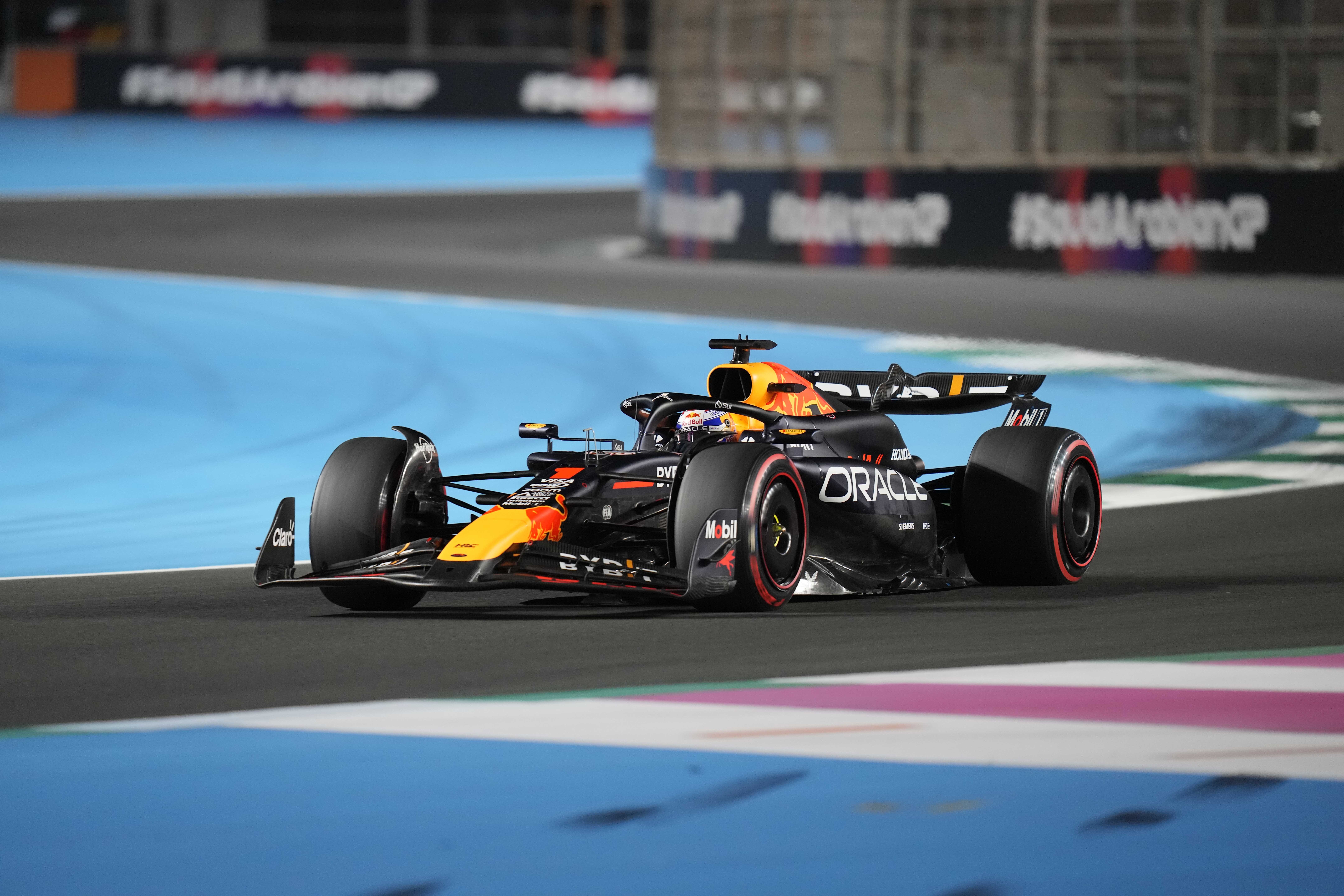 Max Verstappen in qualifying for the Saudi Arabian Grand Prix