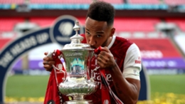 Pierre-Emerick Aubameyang inspired Arsenal to victory in the 2020 FA Cup final (Adam Davy/PA)