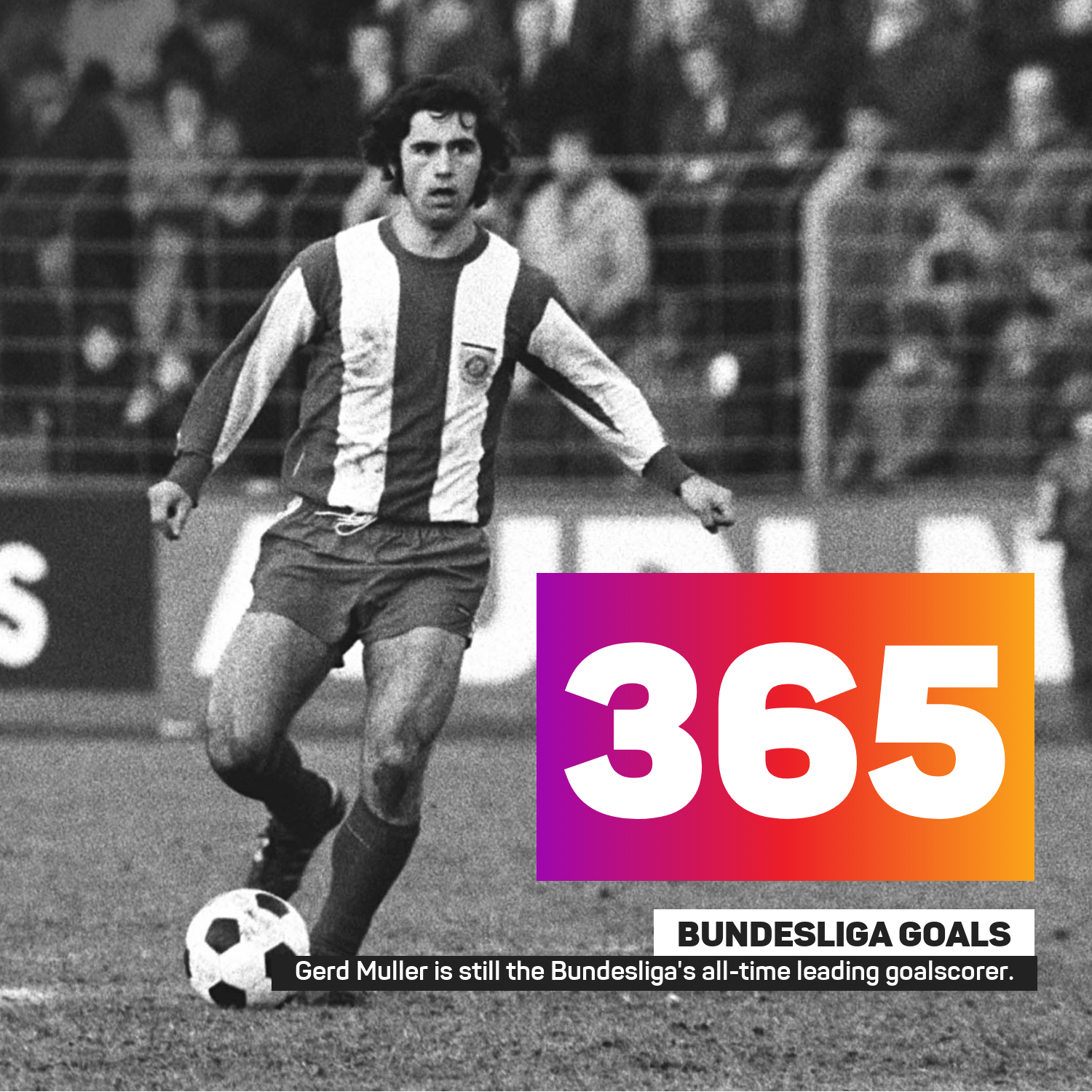 Gerd Muller is still the Bundesliga's all-time leading scorer