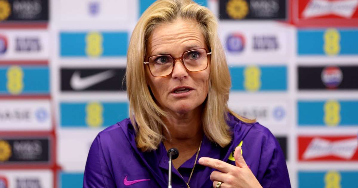 Sarina Wiegman brushes off England contract talk ahead of crucial World Cup play-offs