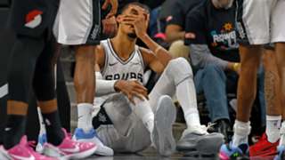 NBA superstar Wembanyama traveling with Spurs, status for Game 3 uncertain