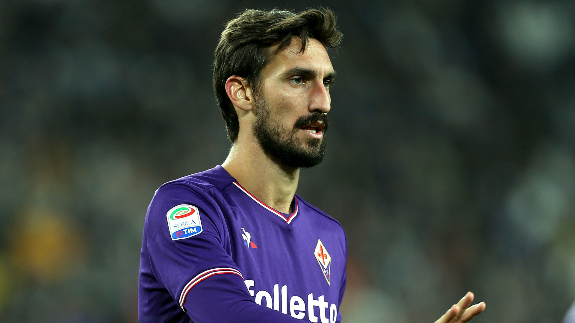 Fiorentina have changed their logo in honour of fallen captain Davide Astori Fiorentina have changed their logo in honour of fallen captain Davide Astori
