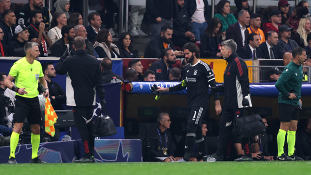 Slot rules Alisson out of Chelsea clash after injury in Liverpool defeat to Galatasaray
