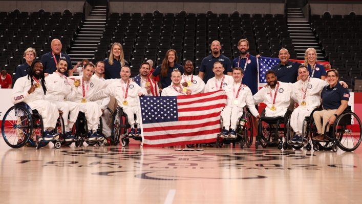 Team USA won wheelchair basketball gold