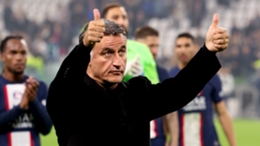 Christophe Galtier guided PSG through to the Champions League last 16