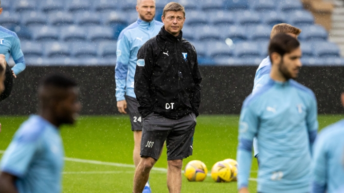 Malmo head coach Jon Dahl Tomasson