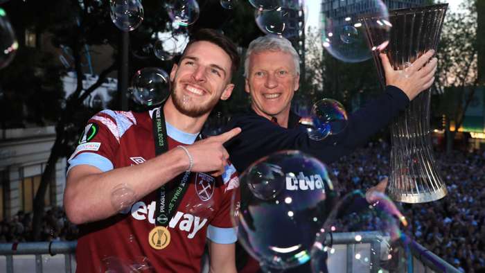Moyes: "Rice should be welcomed back" when West Ham host Arsenal