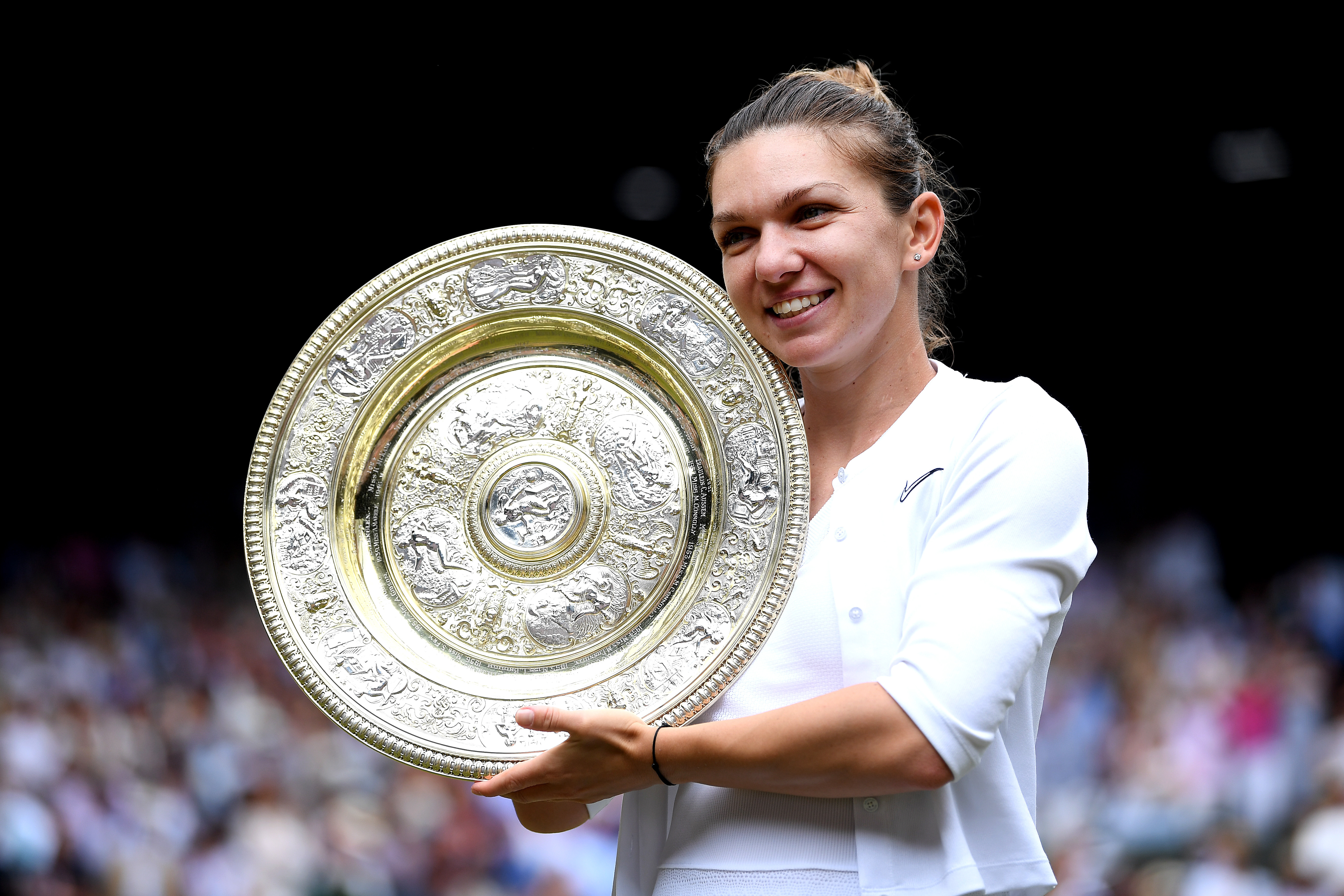 Simona Halep won Wimbledon in 2019