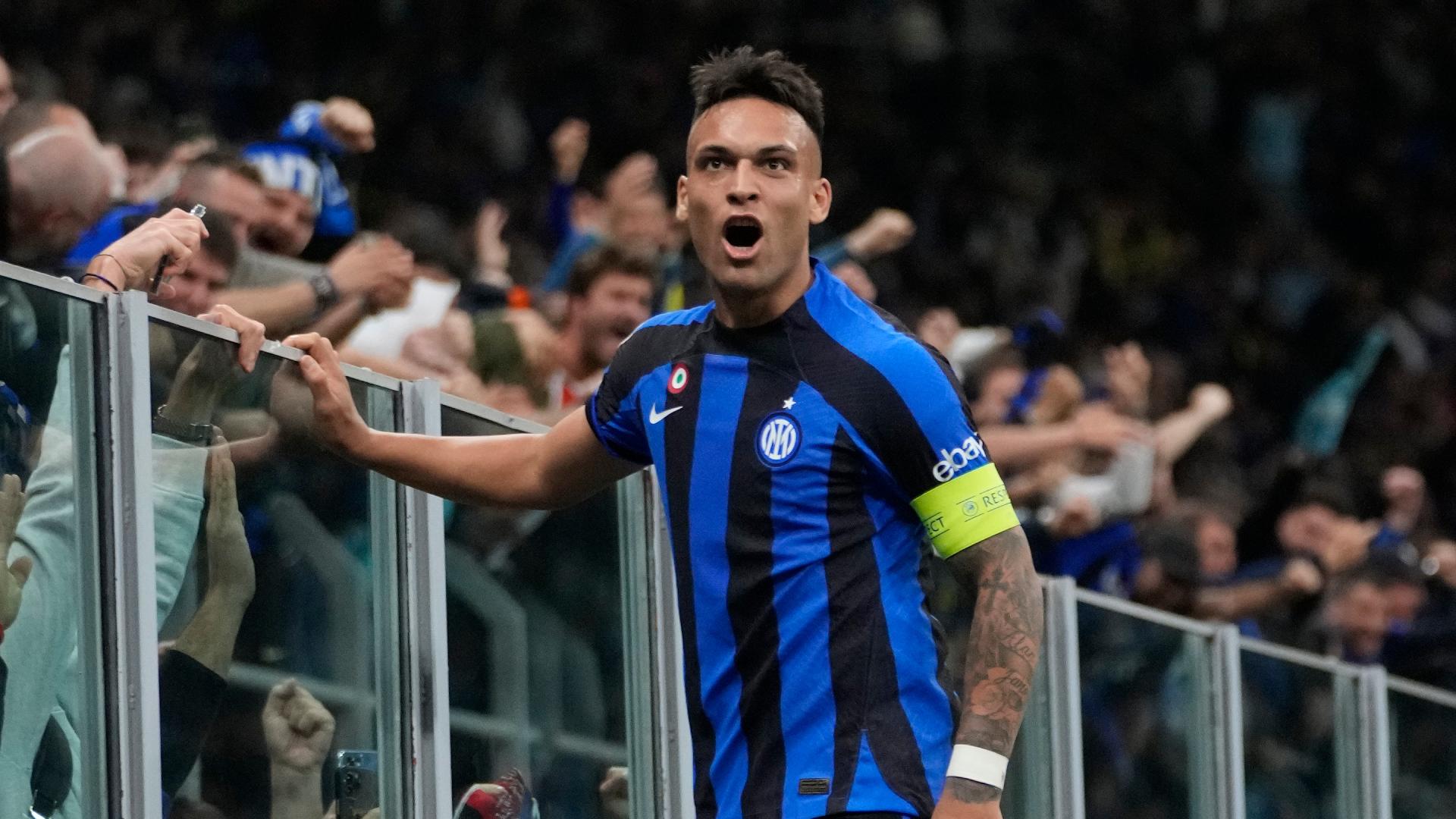 Lautaro Martinez was Inter Milan's goal hero against rivals AC Milan