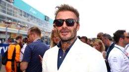 David Beckham discussed Manchester United at the Miami Grand Prix this weekend