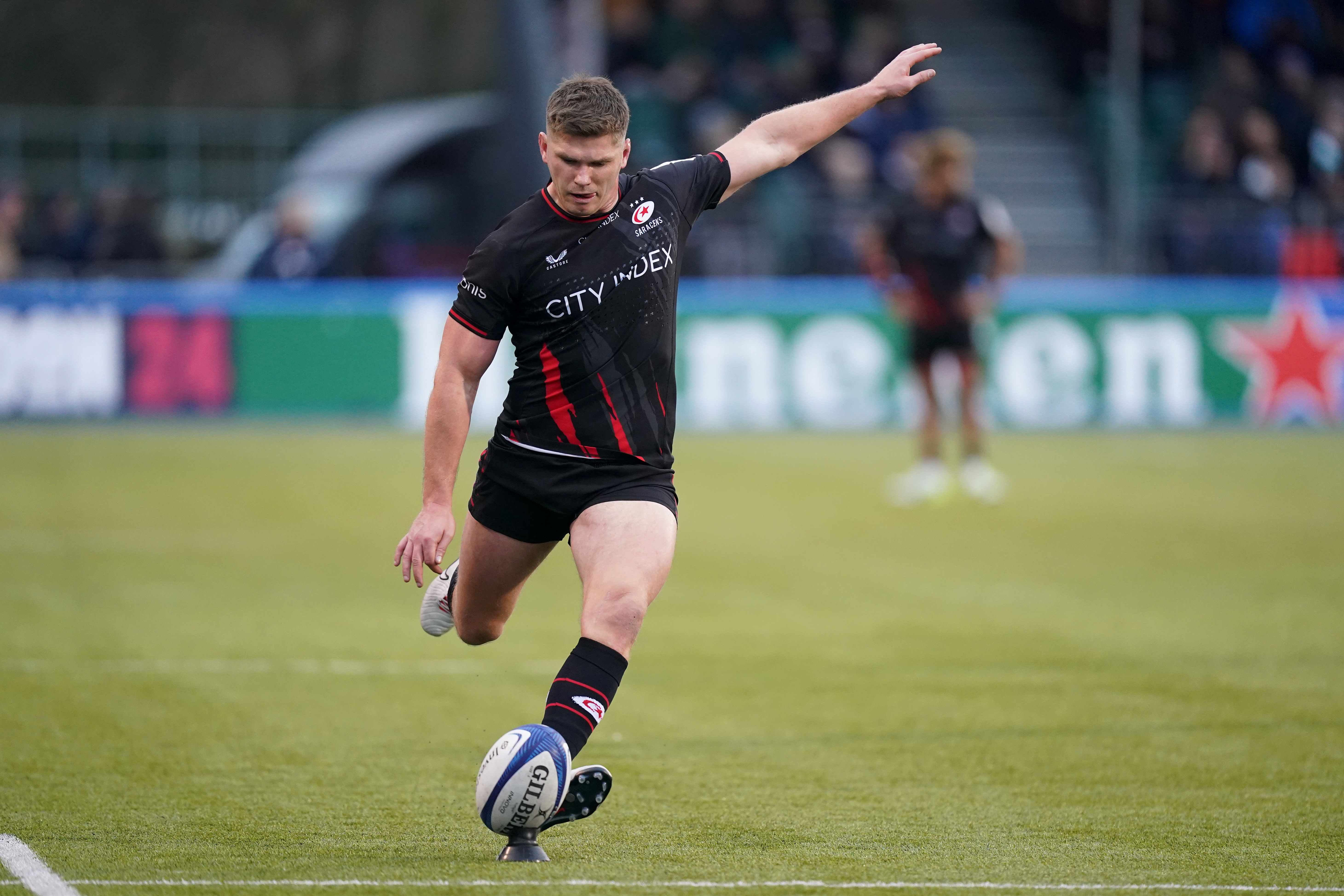 Owen Farrell has spent his entire club career with Saracens