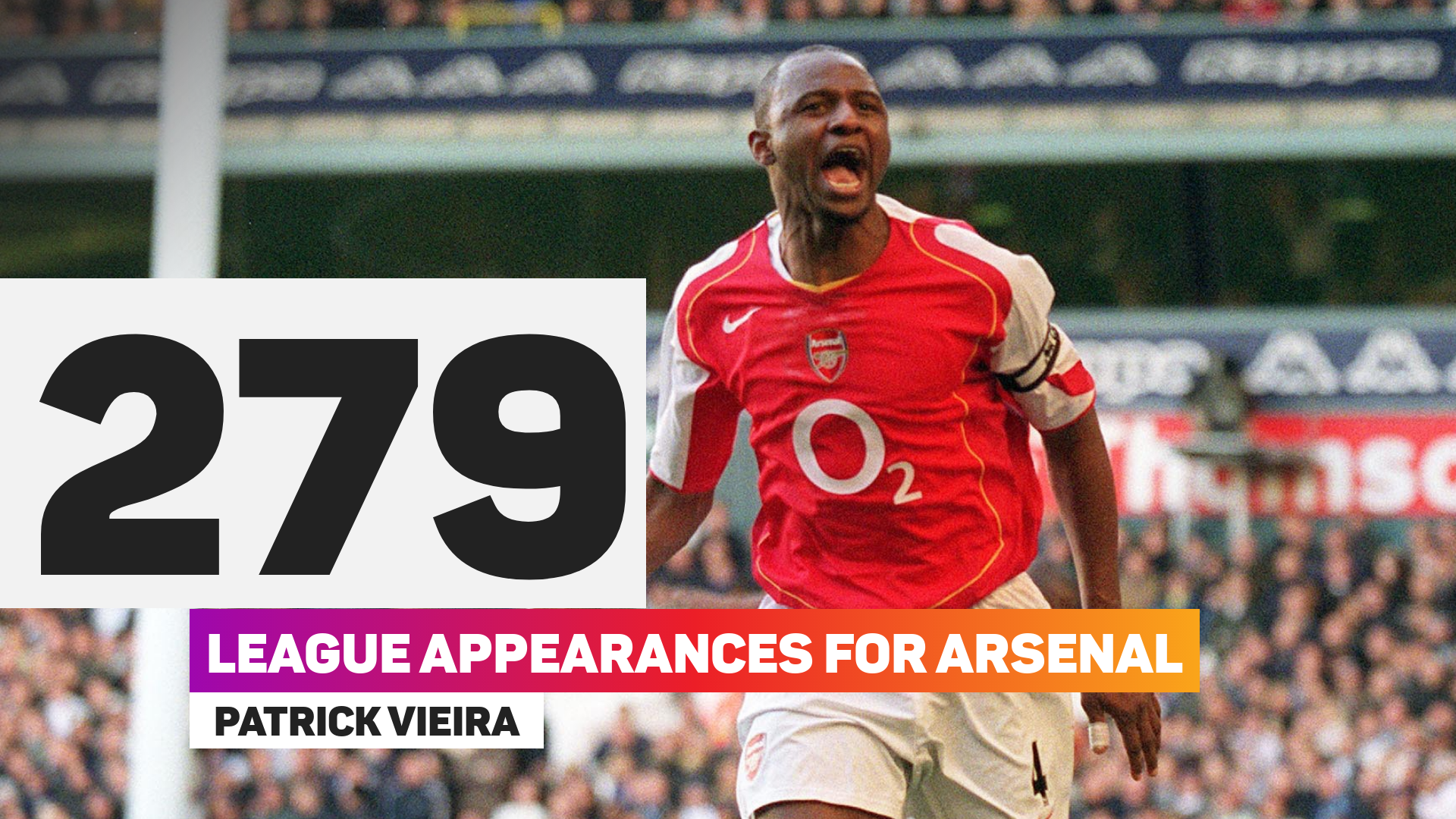 Patrick Vieira is an Arsenal great