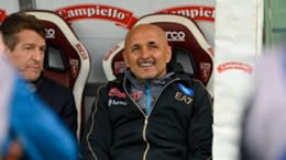 Luciano Spalletti watches on as Napoli smash Torino on Sunday