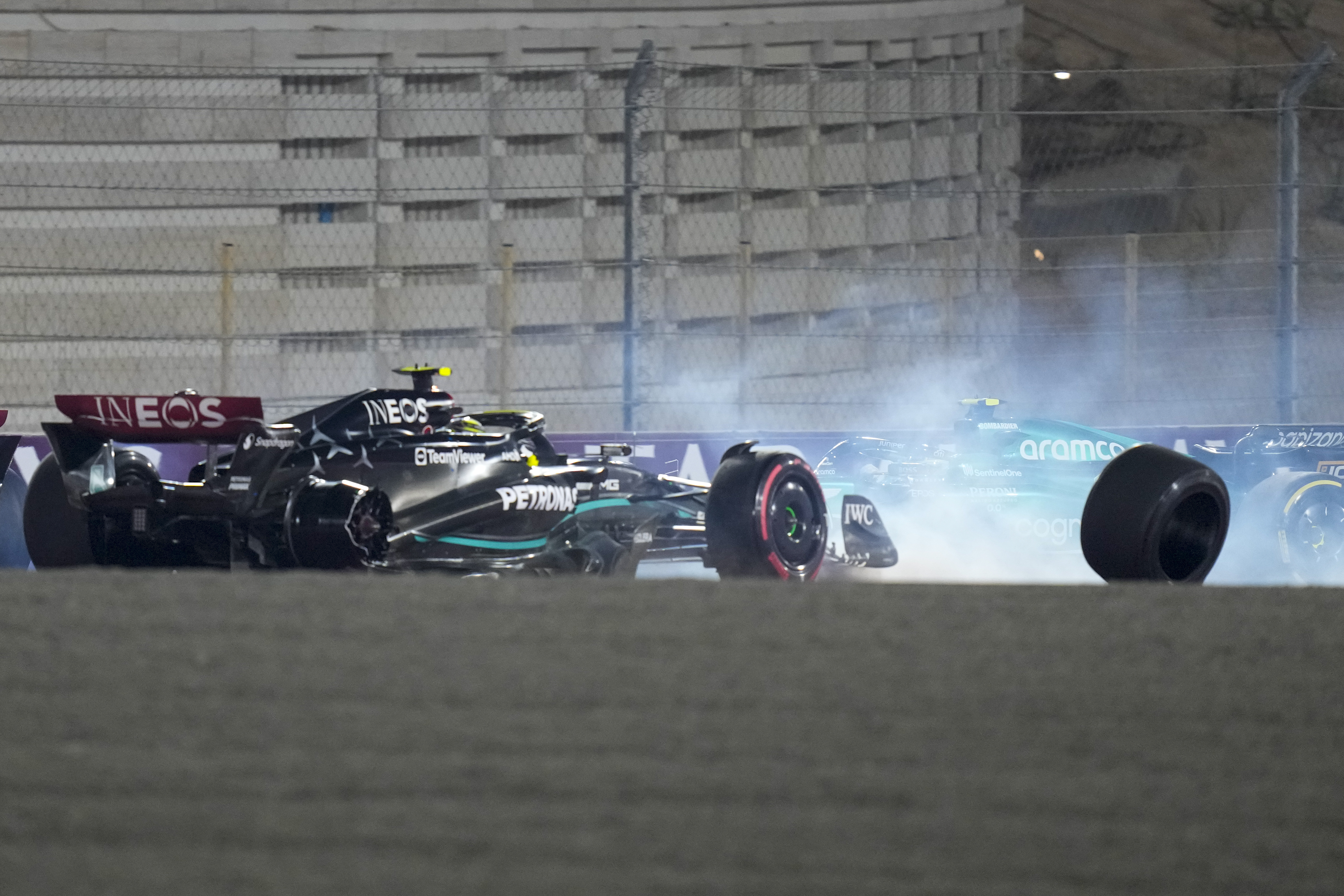Lewis Hamilton faces second FIA investigation for walking across track in Qatar