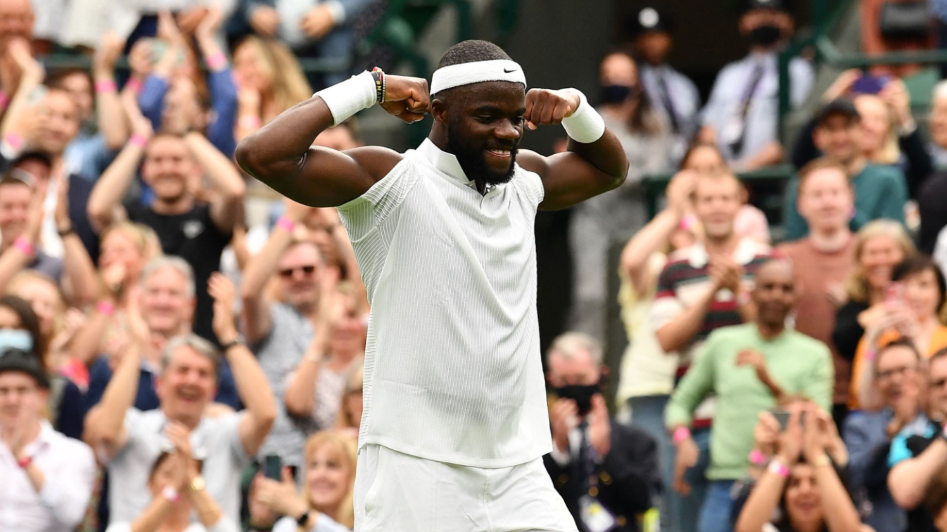 Frances Tiafoe ousted Stefanos Tsitsipas on Monday