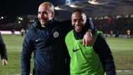 Pep Guardiola Raheem Sterling - cropped
