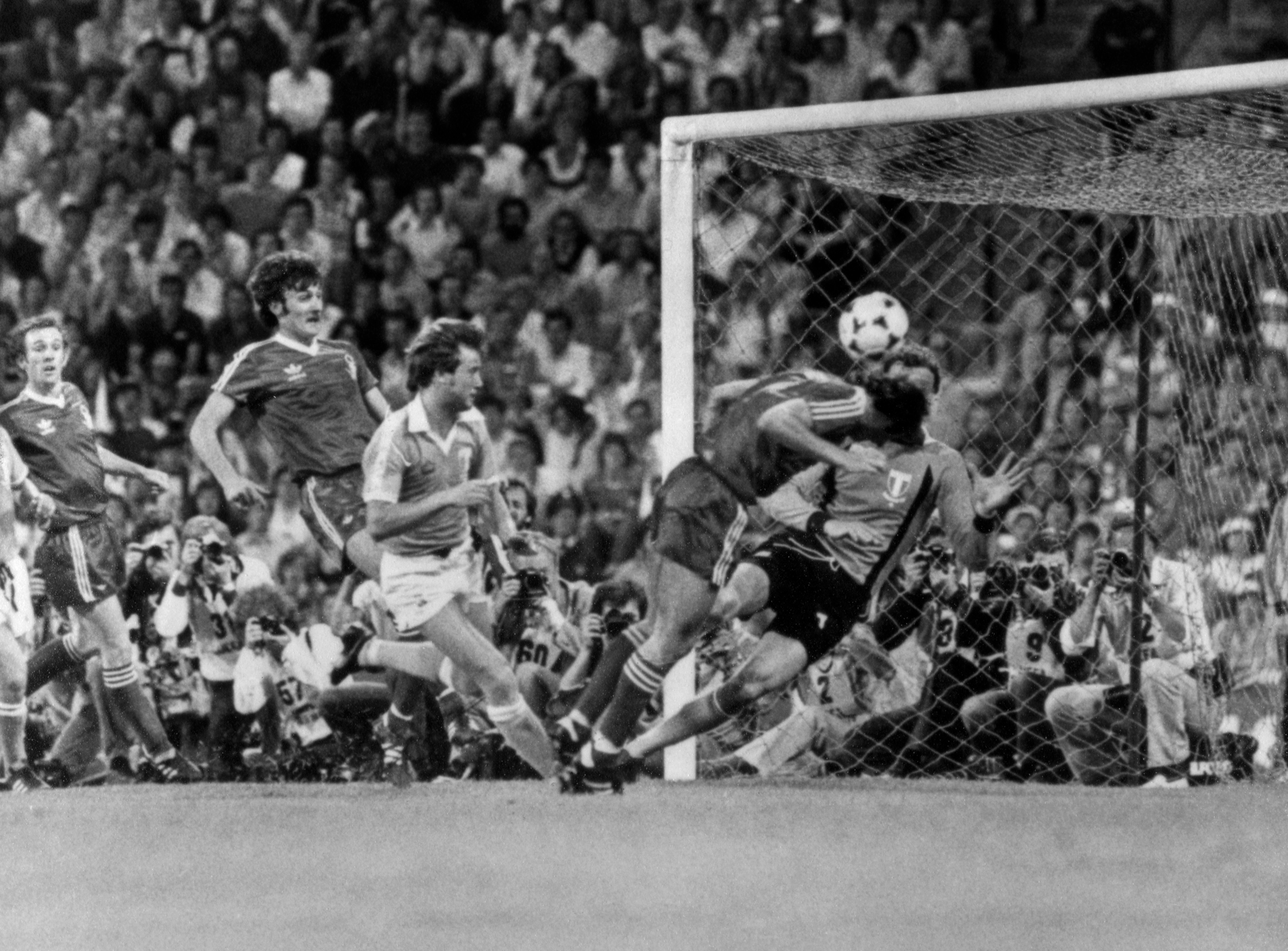 Just months later and Francis headed in the only goal of the game as Forest won the 1979 European Cup with a 1-0 victory over Malmo