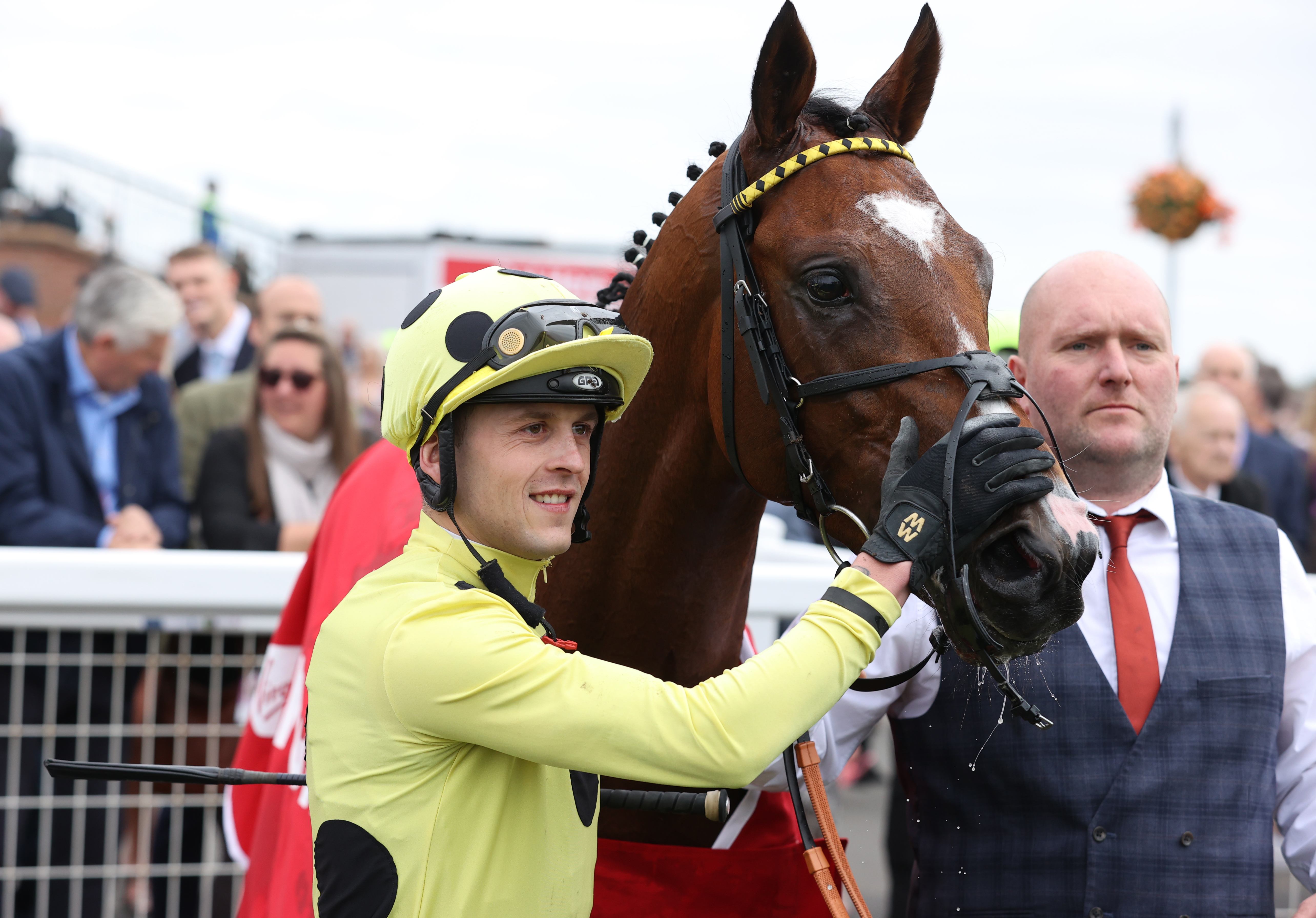 Clifford Lee poses with Royal Rhyme