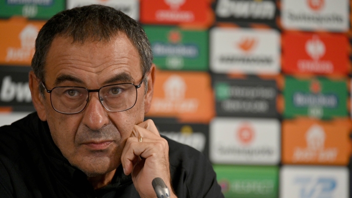 Maurizio Sarri was left puzzled by Lazio's performance on Thursday