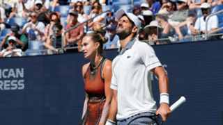 Sabalenka and Djokovic dumped out as Alcaraz makes winning return in US Open mixed doubles