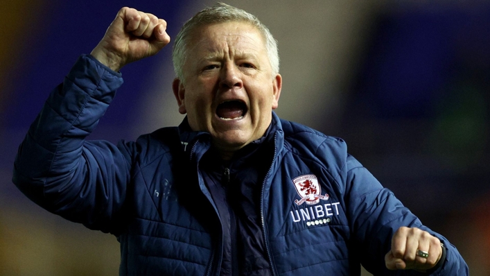 Chris Wilder’s Middlesbrough are chasing promotion to the Premier League