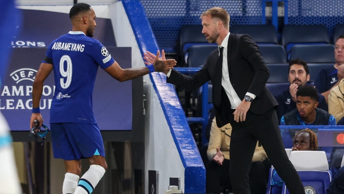 Graham Potter has offered hope for Pierre-Emerick Aubameyang's Chelsea future