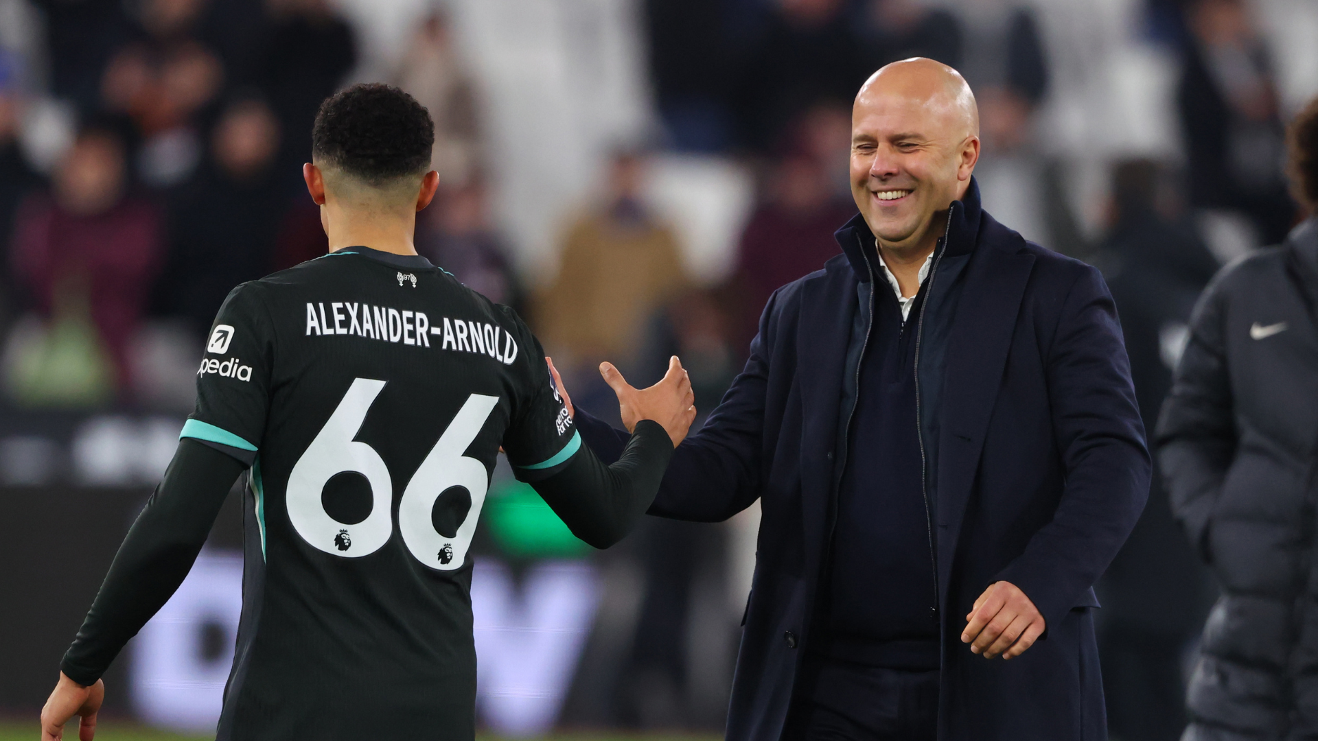Alexander-Arnold celebration 'told enough' about Liverpool future, says Slot