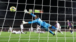 Thibaut Courtois was powerless as Franck Kessie scored in the 92nd minute to send Barcelona 12 points clear at the LaLiga summit