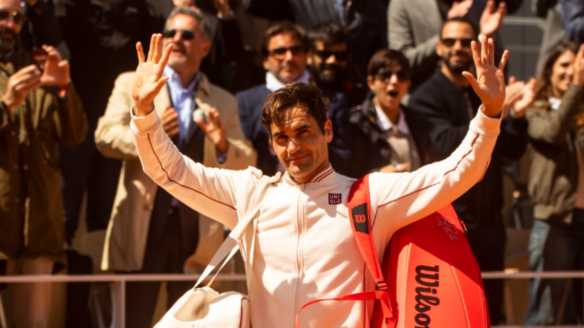 Roger Federer, the 20-time grand slam champion