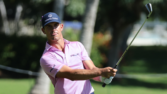Billy Horschel of the United States in action