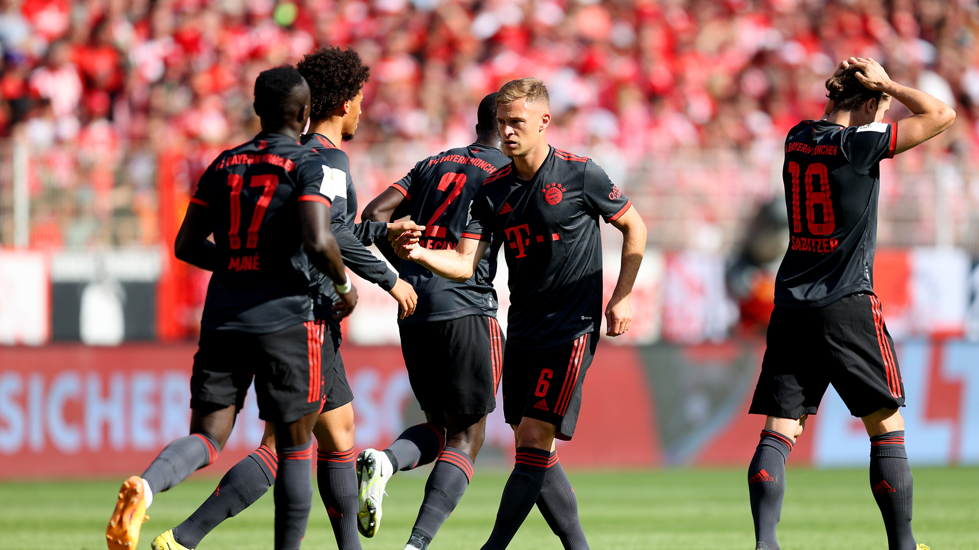 Joshua Kimmich struck for Bayern Munich in the first half