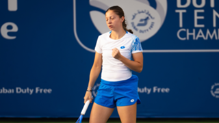 Ruzic reaches Dubai quarter-finals after Rybakina retirement